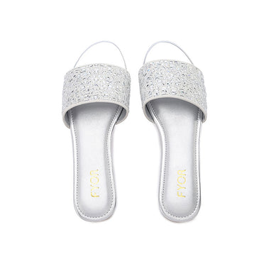 FYOR Flat Sandal #color_silver