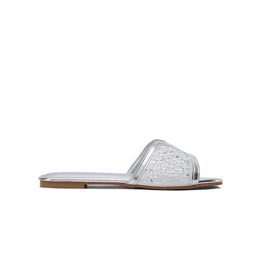 FYOR Flat Sandal #color_silver