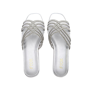 FYOR Flat Sandal #color_silver