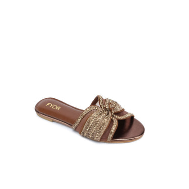 FYOR Flat Sandal #color_bronze