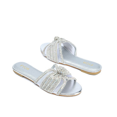 FYOR Flat Sandal #color_silver