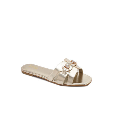 FYOR Flat Sandal #color_gold