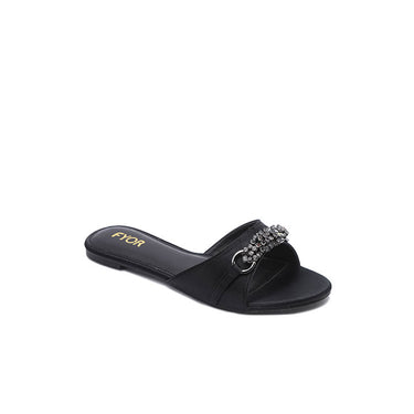 FYOR Flat Sandal #color_black
