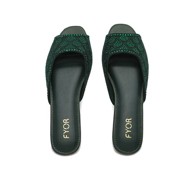 FYOR Flat Sandal #color_green