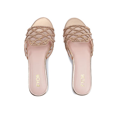 FYOR Flat Sandal #color_peach