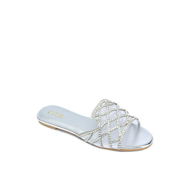 FYOR Flat Sandal #color_silver