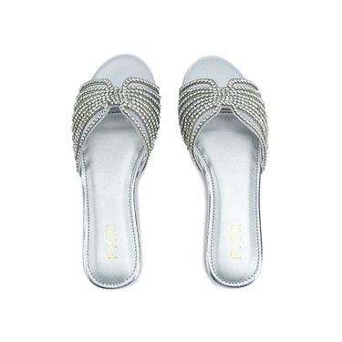 FYOR Flat Sandal #color_silver
