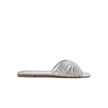 FYOR Flat Sandal #color_silver
