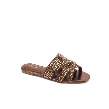 FYOR Flat Sandal #color_bronze