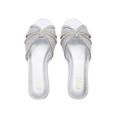 FYOR Flat Sandal #color_silver