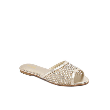 FYOR Flat Sandal #color_gold