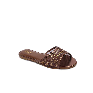 FYOR Flat Sandal #color_bronze