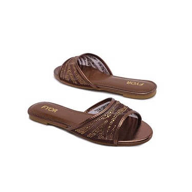 FYOR Flat Sandal #color_bronze