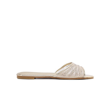FYOR Flat Sandal #color_gold