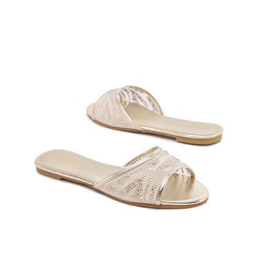 FYOR Flat Sandal #color_gold