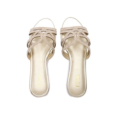 FYOR Flat Sandal #color_gold