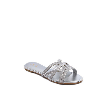FYOR Flat Sandal #color_silver