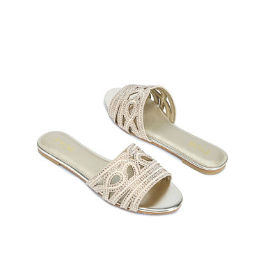 FYOR Flat Sandal #color_gold