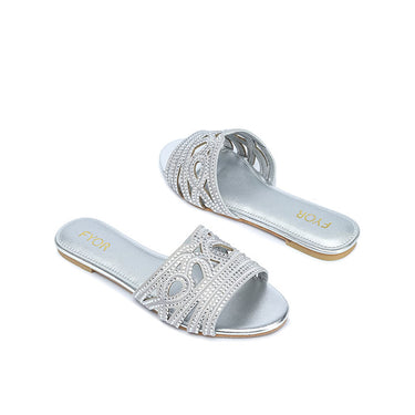 FYOR Flat Sandal #color_silver