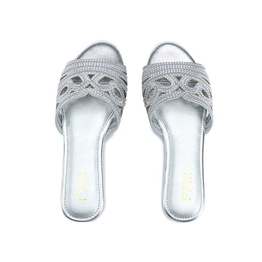 FYOR Flat Sandal #color_silver
