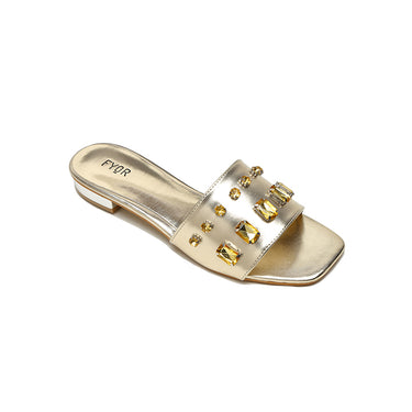 FYOR Flat Sandal #color_gold