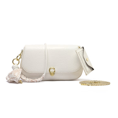 Fyor ZY 2301 Mini Crossbody Handbag #color_white