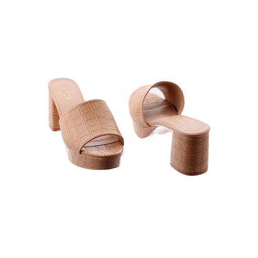 Fyor BDV 018 Box Heel #color_nude