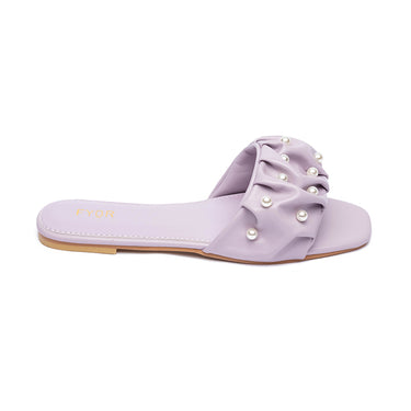 Fyor MY 204 Flat sandal #color_purple