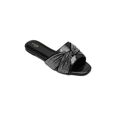 Fyor MY 238 Flat sandal #color_black