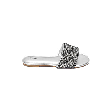 Fyor MY 246 Flat sandal #color_silver
