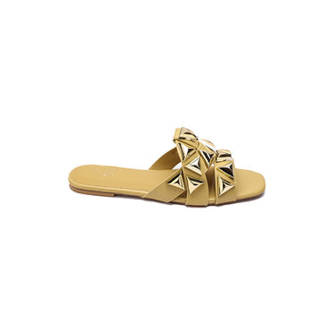Fyor MY 250 Flat sandal #color_mustard