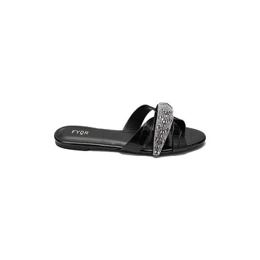 Fyor MY 252 Flat sandal #color_black