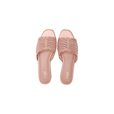 Fyor MY 258 Flat sandal #color_peach