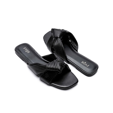 Fyor MY 225 Flat sandal #color_black