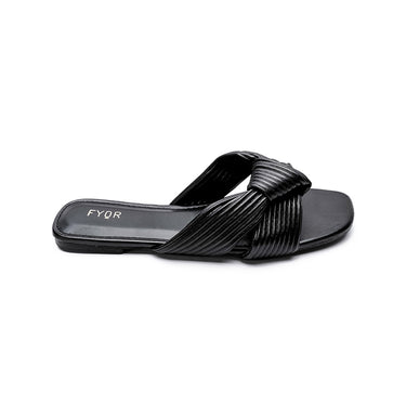 Fyor MY 225 Flat sandal #color_black