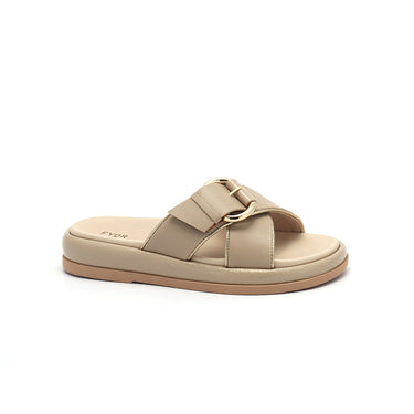 FYOR Flat Sandal #color_beige