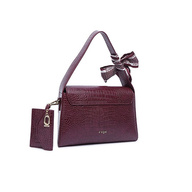 FYOR Shoulder Bag #color_burgundy