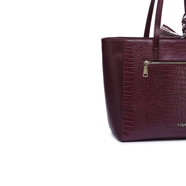 Fyor Shoulder Bags #color_burgundy