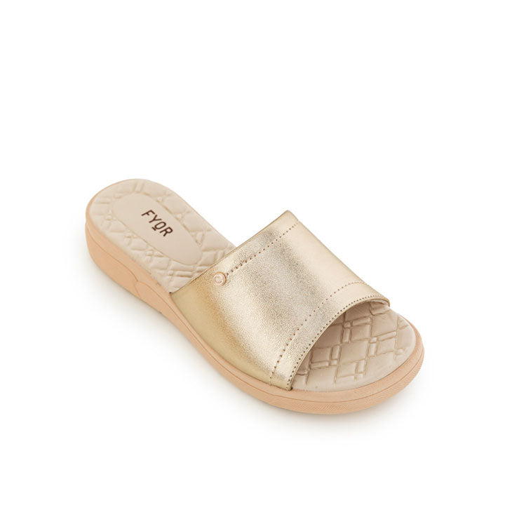 Fyor BRM 016 Comfort Sandal #color_gold