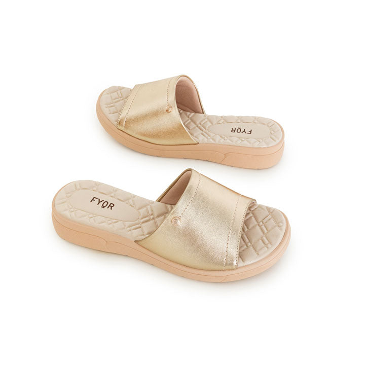 Fyor BRM 016 Comfort Sandal #color_gold