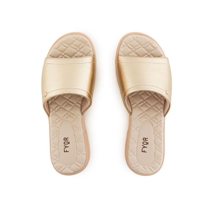 Fyor BRM 016 Comfort Sandal #color_gold