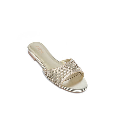 FYOR Flat Sandal #color_gold
