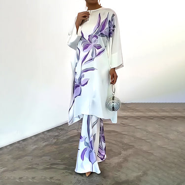 Abstract Floral Coord Set for women J6060