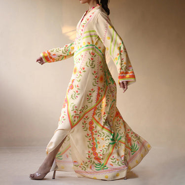 Geometric Print Long Dress for women J6085