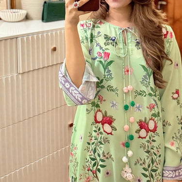 Pastoral Floral Long Dress for women J6091