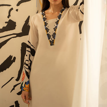 Abstract Floral Ensemble Coord Set for women J6061