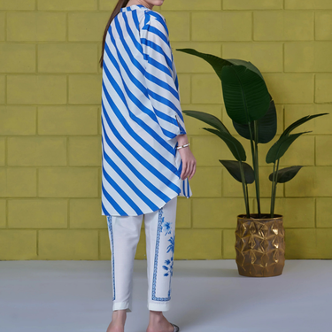 Tropical Stripe Coord Set J5994