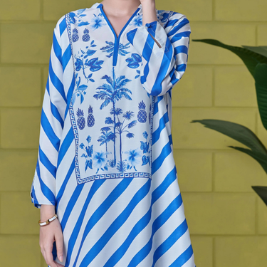 Tropical Stripe Coord Set J5994