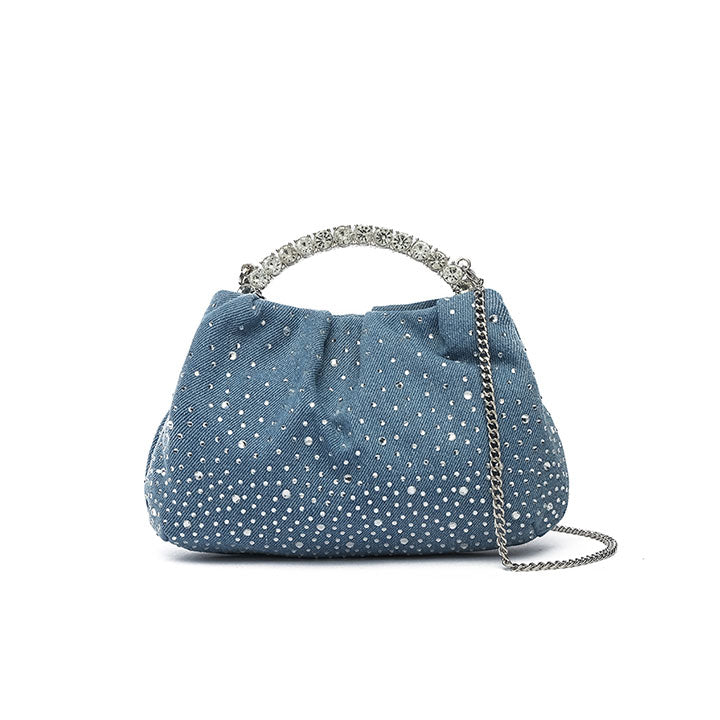 AD 134 Denim slouchy bag