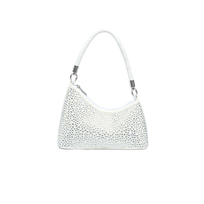 Crystal-Embellished Mini Hobo Bag AD 174